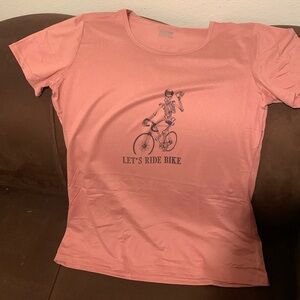 Ladies tee shirt new let’s bike ride